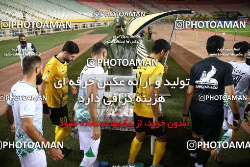 1704237, Isfahan, Iran, لیگ برتر فوتبال ایران، Persian Gulf Cup، Week 29، Second Leg، Sepahan 2 v 0 Zob Ahan Esfahan on 2021/07/25 at Naghsh-e Jahan Stadium
