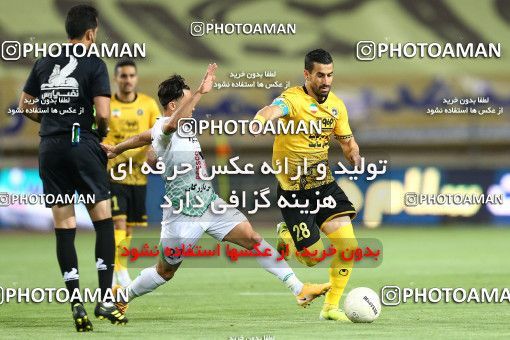 1704191, Isfahan, Iran, لیگ برتر فوتبال ایران، Persian Gulf Cup، Week 29، Second Leg، Sepahan 2 v 0 Zob Ahan Esfahan on 2021/07/25 at Naghsh-e Jahan Stadium
