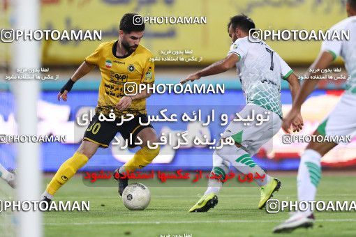 1704529, Isfahan, Iran, لیگ برتر فوتبال ایران، Persian Gulf Cup، Week 29، Second Leg، Sepahan 2 v 0 Zob Ahan Esfahan on 2021/07/25 at Naghsh-e Jahan Stadium