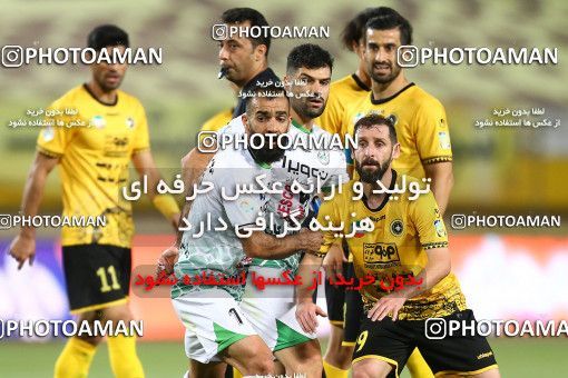 1704565, Isfahan, Iran, لیگ برتر فوتبال ایران، Persian Gulf Cup، Week 29، Second Leg، Sepahan 2 v 0 Zob Ahan Esfahan on 2021/07/25 at Naghsh-e Jahan Stadium