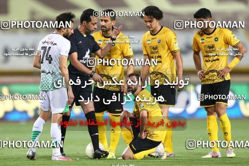 1704541, Isfahan, Iran, لیگ برتر فوتبال ایران، Persian Gulf Cup، Week 29، Second Leg، Sepahan 2 v 0 Zob Ahan Esfahan on 2021/07/25 at Naghsh-e Jahan Stadium