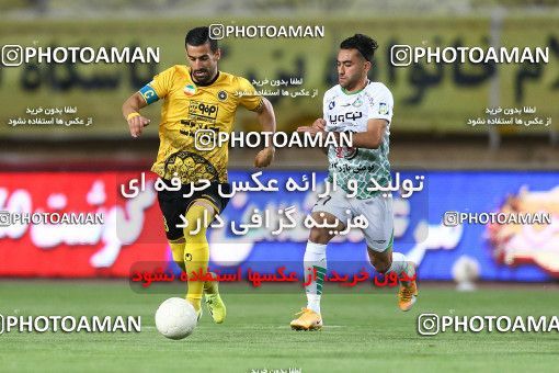 1704639, Isfahan, Iran, لیگ برتر فوتبال ایران، Persian Gulf Cup، Week 29، Second Leg، Sepahan 2 v 0 Zob Ahan Esfahan on 2021/07/25 at Naghsh-e Jahan Stadium