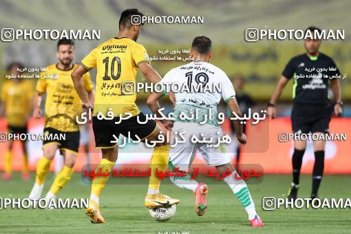 1704909, Isfahan, Iran, لیگ برتر فوتبال ایران، Persian Gulf Cup، Week 29، Second Leg، Sepahan 2 v 0 Zob Ahan Esfahan on 2021/07/25 at Naghsh-e Jahan Stadium