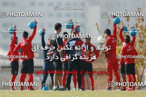 1706773, Tehran, , Persepolis Football Team Training Session on 2018/01/01 at Research Institute of Petroleum Industry