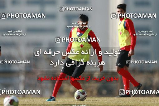 1706758, Tehran, , Persepolis Football Team Training Session on 2018/01/01 at Research Institute of Petroleum Industry