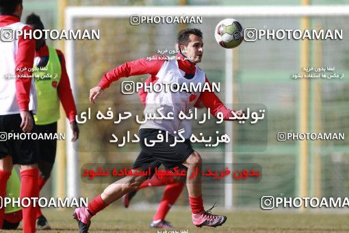 1706737, Tehran, , Persepolis Football Team Training Session on 2018/01/01 at Research Institute of Petroleum Industry