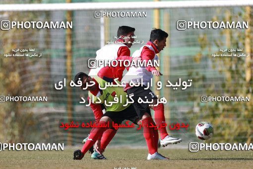 1706703, Tehran, , Persepolis Football Team Training Session on 2018/01/01 at Research Institute of Petroleum Industry