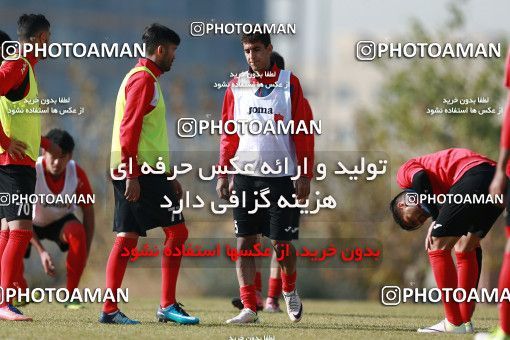 1706781, Tehran, , Persepolis Football Team Training Session on 2018/01/01 at Research Institute of Petroleum Industry