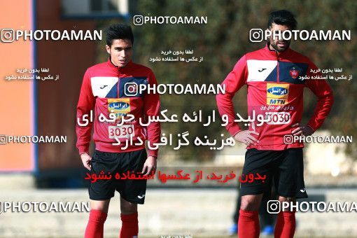 1706706, Tehran, , Persepolis Football Team Training Session on 2018/01/01 at Research Institute of Petroleum Industry