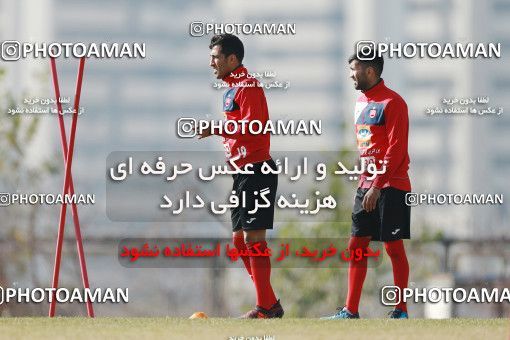 1706844, Tehran, , Persepolis Football Team Training Session on 2018/01/01 at Research Institute of Petroleum Industry