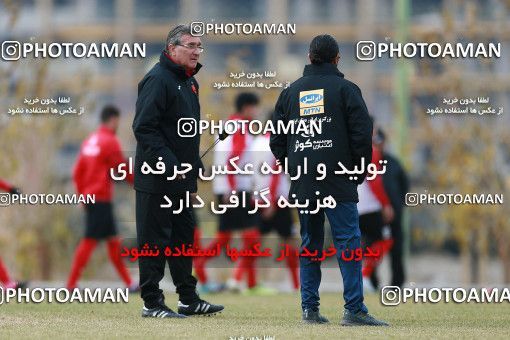 1707144, Tehran, , Persepolis Football Team Training Session on 2018/01/02 at Research Institute of Petroleum Industry