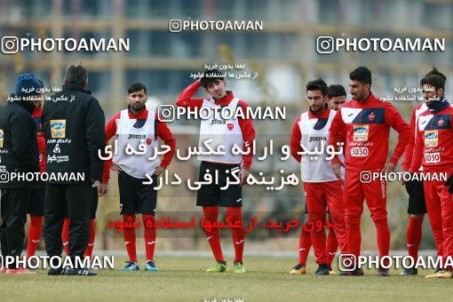 1706973, Tehran, , Persepolis Football Team Training Session on 2018/01/02 at Research Institute of Petroleum Industry