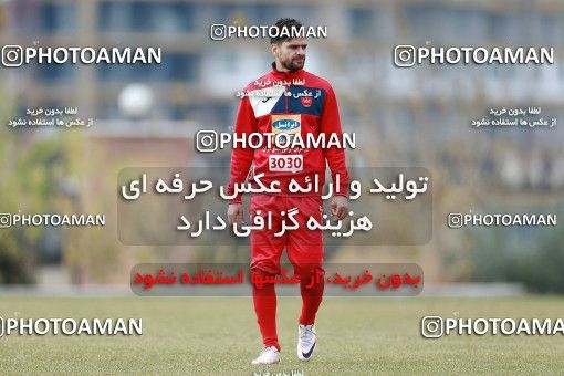 1707122, Tehran, , Persepolis Football Team Training Session on 2018/01/02 at Research Institute of Petroleum Industry