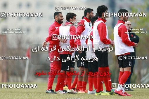 1707078, Tehran, , Persepolis Football Team Training Session on 2018/01/02 at Research Institute of Petroleum Industry