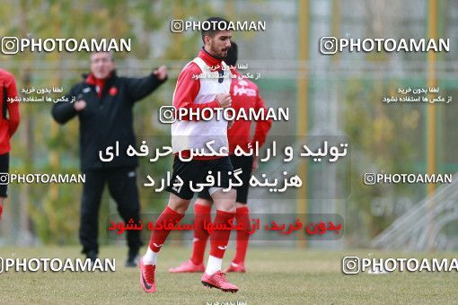 1707054, Tehran, , Persepolis Football Team Training Session on 2018/01/02 at Research Institute of Petroleum Industry