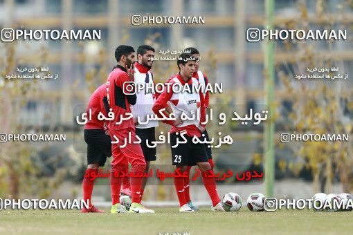 1707052, Tehran, , Persepolis Football Team Training Session on 2018/01/02 at Research Institute of Petroleum Industry