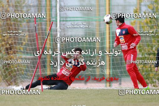 1707081, Tehran, , Persepolis Football Team Training Session on 2018/01/02 at Research Institute of Petroleum Industry