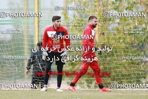 1707043, Tehran, , Persepolis Football Team Training Session on 2018/01/02 at Research Institute of Petroleum Industry