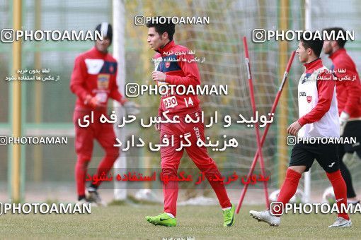 1706943, Tehran, , Persepolis Football Team Training Session on 2018/01/02 at Research Institute of Petroleum Industry