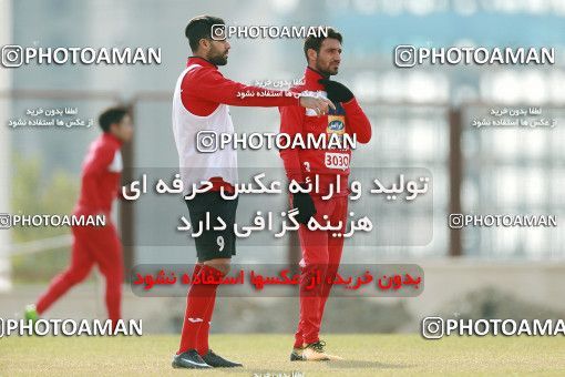 1707133, Tehran, , Persepolis Football Team Training Session on 2018/01/02 at Research Institute of Petroleum Industry