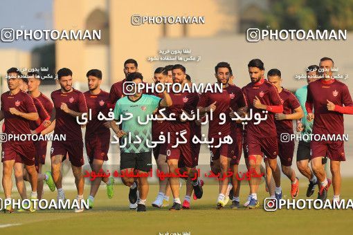 1707893, Doha, Qatar, AFC Champions League 2020, Persepolis Football Team Training Session on 2020/12/14 at 