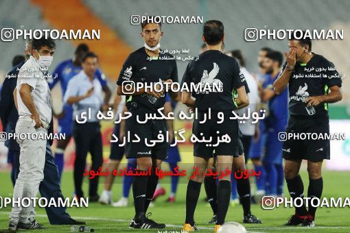 1714083, Tehran, , Iran Football Pro League، Persian Gulf Cup، Week 26، Second Leg، Esteghlal 1 v 1 Nassaji Qaemshahr on 2020/07/23 at Azadi Stadium