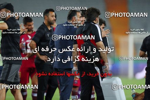 1714081, Tehran, , Iran Football Pro League، Persian Gulf Cup، Week 26، Second Leg، Esteghlal 1 v 1 Nassaji Qaemshahr on 2020/07/23 at Azadi Stadium