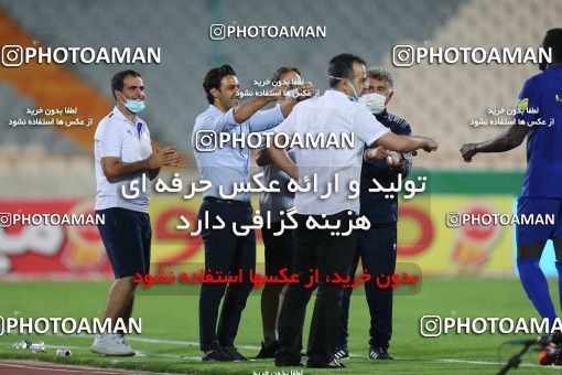 1714089, Tehran, , Iran Football Pro League، Persian Gulf Cup، Week 26، Second Leg، Esteghlal 1 v 1 Nassaji Qaemshahr on 2020/07/23 at Azadi Stadium