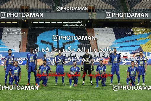 1713929, Tehran, , Iran Football Pro League، Persian Gulf Cup، Week 26، Second Leg، Esteghlal 1 v 1 Nassaji Qaemshahr on 2020/07/23 at Azadi Stadium