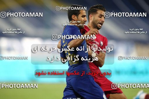 1713936, Tehran, , Iran Football Pro League، Persian Gulf Cup، Week 26، Second Leg، Esteghlal 1 v 1 Nassaji Qaemshahr on 2020/07/23 at Azadi Stadium