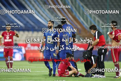 1713937, Tehran, , Iran Football Pro League، Persian Gulf Cup، Week 26، Second Leg، Esteghlal 1 v 1 Nassaji Qaemshahr on 2020/07/23 at Azadi Stadium