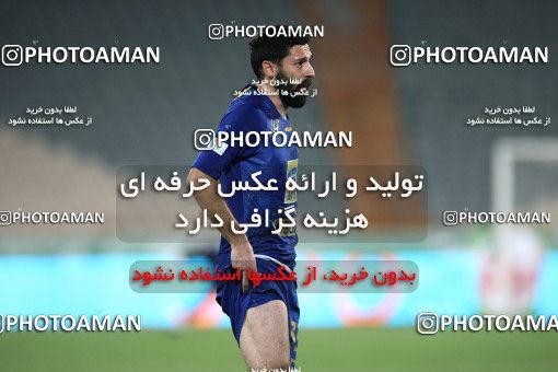 1713997, Tehran, , Iran Football Pro League، Persian Gulf Cup، Week 26، Second Leg، Esteghlal 1 v 1 Nassaji Qaemshahr on 2020/07/23 at Azadi Stadium