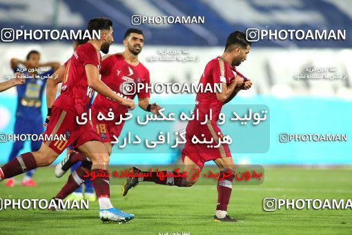 1713995, Tehran, , Iran Football Pro League، Persian Gulf Cup، Week 26، Second Leg، Esteghlal 1 v 1 Nassaji Qaemshahr on 2020/07/23 at Azadi Stadium