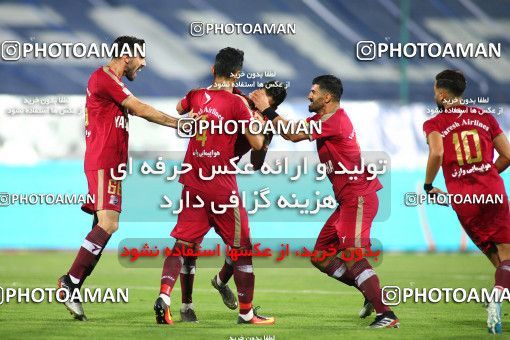 1713919, Tehran, , Iran Football Pro League، Persian Gulf Cup، Week 26، Second Leg، Esteghlal 1 v 1 Nassaji Qaemshahr on 2020/07/23 at Azadi Stadium