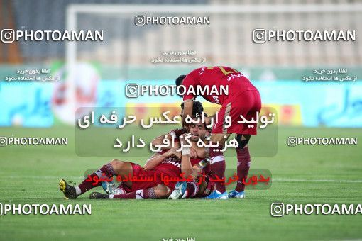 1713905, Tehran, , Iran Football Pro League، Persian Gulf Cup، Week 26، Second Leg، Esteghlal 1 v 1 Nassaji Qaemshahr on 2020/07/23 at Azadi Stadium