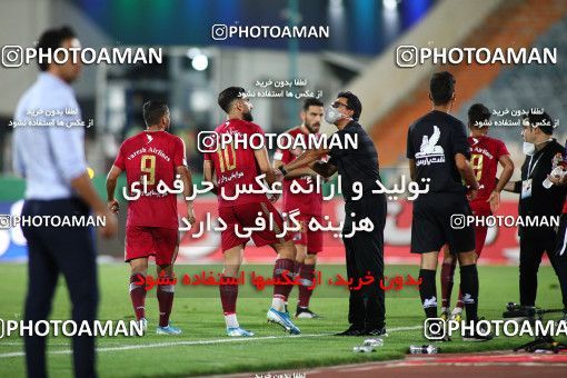 1713914, Tehran, , Iran Football Pro League، Persian Gulf Cup، Week 26، Second Leg، Esteghlal 1 v 1 Nassaji Qaemshahr on 2020/07/23 at Azadi Stadium