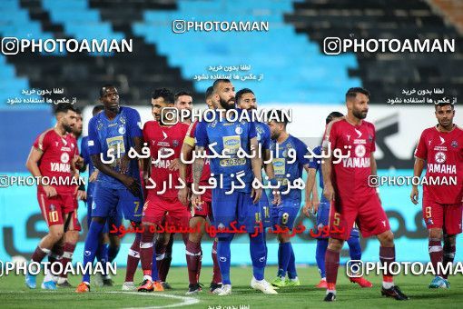 1713926, Tehran, , Iran Football Pro League، Persian Gulf Cup، Week 26، Second Leg، Esteghlal 1 v 1 Nassaji Qaemshahr on 2020/07/23 at Azadi Stadium