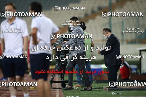 1713925, Tehran, , Iran Football Pro League، Persian Gulf Cup، Week 26، Second Leg، Esteghlal 1 v 1 Nassaji Qaemshahr on 2020/07/23 at Azadi Stadium