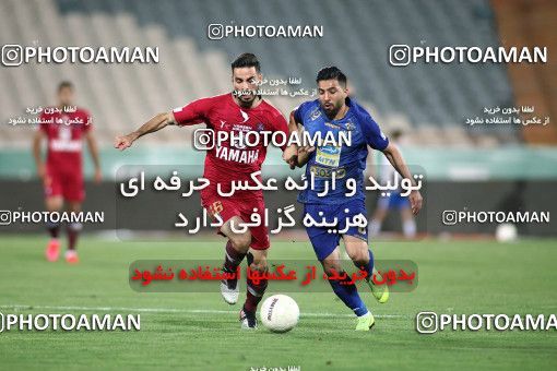 1714013, Tehran, , Iran Football Pro League، Persian Gulf Cup، Week 26، Second Leg، Esteghlal 1 v 1 Nassaji Qaemshahr on 2020/07/23 at Azadi Stadium