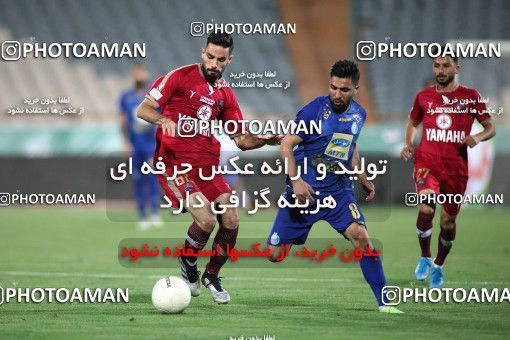 1713945, Tehran, , Iran Football Pro League، Persian Gulf Cup، Week 26، Second Leg، Esteghlal 1 v 1 Nassaji Qaemshahr on 2020/07/23 at Azadi Stadium