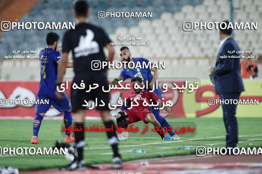 1713944, Tehran, , Iran Football Pro League، Persian Gulf Cup، Week 26، Second Leg، Esteghlal 1 v 1 Nassaji Qaemshahr on 2020/07/23 at Azadi Stadium
