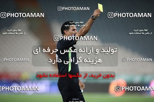 1713938, Tehran, , Iran Football Pro League، Persian Gulf Cup، Week 26، Second Leg، Esteghlal 1 v 1 Nassaji Qaemshahr on 2020/07/23 at Azadi Stadium