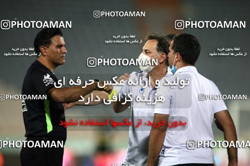 1713927, Tehran, , Iran Football Pro League، Persian Gulf Cup، Week 26، Second Leg، Esteghlal 1 v 1 Nassaji Qaemshahr on 2020/07/23 at Azadi Stadium