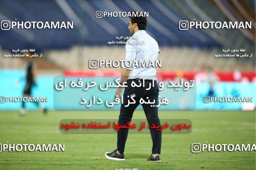 1713913, Tehran, , Iran Football Pro League، Persian Gulf Cup، Week 26، Second Leg، Esteghlal 1 v 1 Nassaji Qaemshahr on 2020/07/23 at Azadi Stadium
