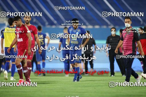 1713998, Tehran, , Iran Football Pro League، Persian Gulf Cup، Week 26، Second Leg، Esteghlal 1 v 1 Nassaji Qaemshahr on 2020/07/23 at Azadi Stadium