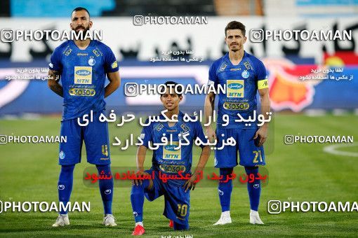 1714050, Tehran, , Iran Football Pro League، Persian Gulf Cup، Week 26، Second Leg، Esteghlal 1 v 1 Nassaji Qaemshahr on 2020/07/23 at Azadi Stadium