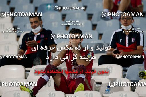 1714045, Tehran, , Iran Football Pro League، Persian Gulf Cup، Week 26، Second Leg، Esteghlal 1 v 1 Nassaji Qaemshahr on 2020/07/23 at Azadi Stadium