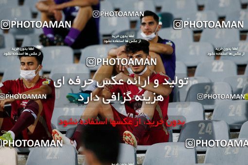1714063, Tehran, , Iran Football Pro League، Persian Gulf Cup، Week 26، Second Leg، Esteghlal 1 v 1 Nassaji Qaemshahr on 2020/07/23 at Azadi Stadium