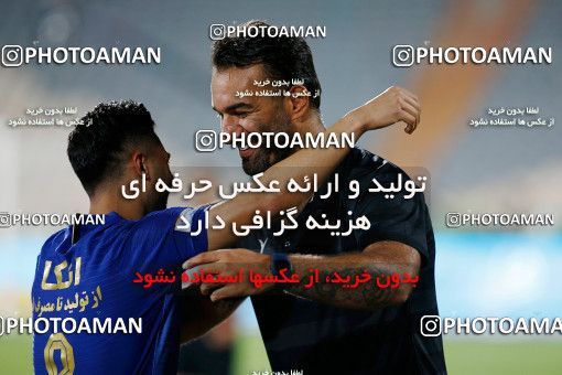 1714046, Tehran, , Iran Football Pro League، Persian Gulf Cup، Week 26، Second Leg، Esteghlal 1 v 1 Nassaji Qaemshahr on 2020/07/23 at Azadi Stadium
