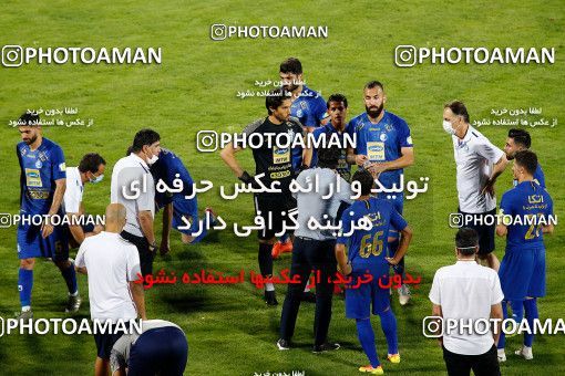 1714077, Tehran, , Iran Football Pro League، Persian Gulf Cup، Week 26، Second Leg، Esteghlal 1 v 1 Nassaji Qaemshahr on 2020/07/23 at Azadi Stadium